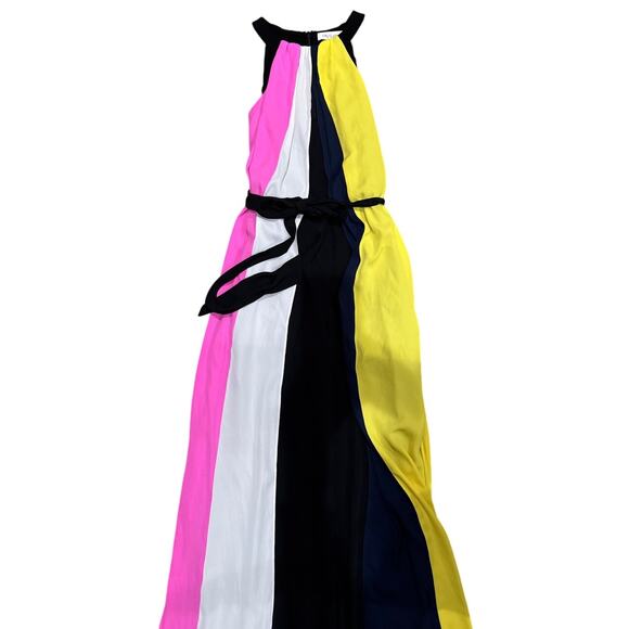 Great Jones Wide Leg Color Block Jumpsuit, Sleeveless, Pockets, size XS - Picture 6 of 8